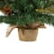 2ft. Pre-Lit Pine Artificial Potted Christmas Tree with Pinecone & Berries, Clear LED Lights